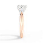 Amanda Heart Cut Lab Grown Diamond 18Kt Rose Gold Engagement Ring - View 2