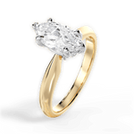 Amanda Marquise Cut Lab Grown Diamond 18Kt Yellow Gold Engagement Ring - View 4