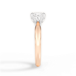 Amanda Princess Cut Lab Grown Diamond 18Kt Rose Gold Engagement Ring - View 3