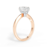 Amanda Pear Cut Lab Grown Diamond 18Kt Rose Gold Engagement Ring - View 2