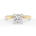 Alicia Cushion Cut Lab Grown Diamond 18Kt Yellow Gold Engagement Ring