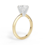 Alicia Cushion Cut Lab Grown Diamond 18Kt Yellow Gold Engagement Ring - View 3