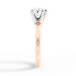 Alicia Heart Cut Lab Grown Diamond 18Kt Rose Gold Engagement Ring - View 2