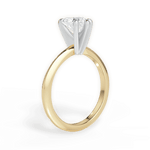 Alicia Heart Cut Lab Grown Diamond 18Kt Yellow Gold Engagement Ring - View 3