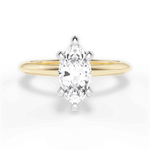 Alicia Marquise Cut Lab Grown Diamond 18Kt Yellow Gold Engagement Ring