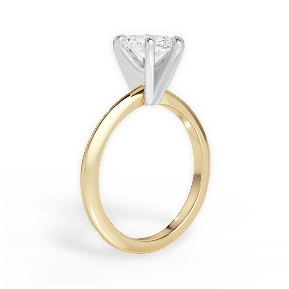 Alicia Marquise Cut Lab Grown Diamond 18Kt Yellow Gold Engagement Ring - View 2