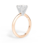 Alicia Princess Cut Lab Grown Diamond 18Kt Rose Gold Engagement Ring - View 2
