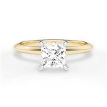 Alicia Princess Cut Lab Grown Diamond 18Kt Yellow Gold Engagement Ring