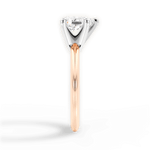 Alicia Pear Cut Lab Grown Diamond 18Kt Rose Gold Engagement Ring - View 2