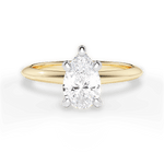Alicia Pear Cut Lab Grown Diamond 18Kt Yellow Gold Engagement Ring