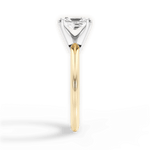 Alicia Radiant Cut Lab Grown Diamond 18Kt Yellow Gold Engagement Ring - View 3