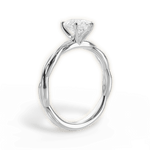 Adrienne Pear Cut Lab Grown Diamond 18Kt White Gold Engagement Ring - View 4