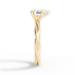 Adrienne Pear Cut Lab Grown Diamond 18Kt Yellow Gold Engagement Ring - View 3