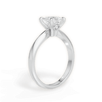 Amanda Princess Cut Lab Grown Diamond Platinum Engagement Ring - View 3