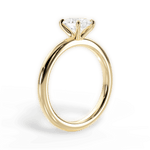 Allison Oval Cut Lab Grown Diamond 18Kt Yellow Gold Engagement Ring - View 2
