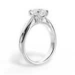 Amy Asscher Cut Lab Grown Diamond 14Kt White Gold Engagement Ring - View 3