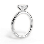 Allison Round Cut Lab Grown Diamond 18Kt White Gold Engagement Ring - View 4