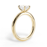 Allison Emerald Cut Lab Grown Diamond 18Kt Yellow Gold Engagement Ring - View 4