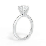 Alicia Cushion Cut Lab Grown Diamond 18Kt White Gold Engagement Ring - View 2