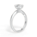 Anastasia Oval Cut Lab Grown Diamond 14Kt White Gold Engagement Ring - View 2