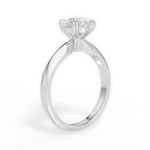 Anastasia Pear Cut Lab Grown Diamond 18Kt White Gold Engagement Ring - View 3