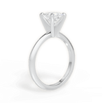 Alicia Princess Cut Lab Grown Diamond 18Kt White Gold Engagement Ring - View 3