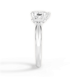 Amanda Pear Cut Lab Grown Diamond Platinum Engagement Ring - View 3