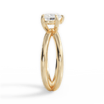 Ada Heart Cut Lab Grown Diamond 18Kt Yellow Gold Engagement Ring - View 3