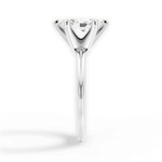 Alicia Marquise Cut Lab Grown Diamond 14Kt White Gold Engagement Ring - View 2