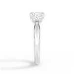 Amanda Princess Cut Lab Grown Diamond Platinum Engagement Ring - View 4