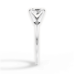 Alicia Radiant Cut Lab Grown Diamond 18Kt White Gold Engagement Ring - View 4