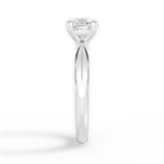 Anastasia Asscher Cut Lab Grown Diamond Platinum Engagement Ring - View 4