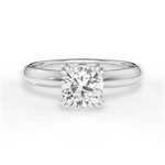 Anastasia Cushion Cut Lab Grown Diamond Platinum Engagement Ring