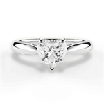 Amy Heart Cut Lab Grown Diamond 14Kt White Gold Engagement Ring