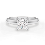 Anastasia Princess Cut Lab Grown Diamond 18Kt White Gold Engagement Ring
