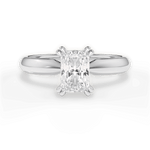 Anastasia Radiant Cut Lab Grown Diamond 18Kt White Gold Engagement Ring