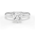 Anastasia Heart Cut Lab Grown Diamond 18Kt White Gold Engagement Ring
