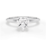 Alicia Heart Cut Lab Grown Diamond 14Kt White Gold Engagement Ring