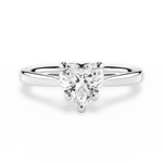 Angie Heart Cut Lab Grown Diamond 14Kt White Gold Engagement Ring