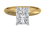 Amanda Radiant Cut Lab Grown Diamond 18Kt Yellow Gold Engagement Ring