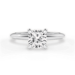 Alicia Cushion Cut Lab Grown Diamond 18Kt White Gold Engagement Ring