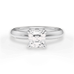 Anastasia Asscher Cut Lab Grown Diamond 18Kt White Gold Engagement Ring