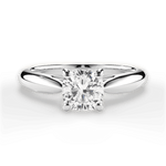 Amy Cushion Cut Lab Grown Diamond 18Kt White Gold Engagement Ring